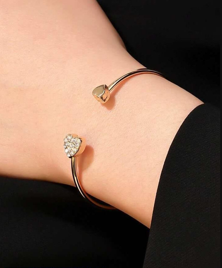 Double Hand Love Bangle Bracelet